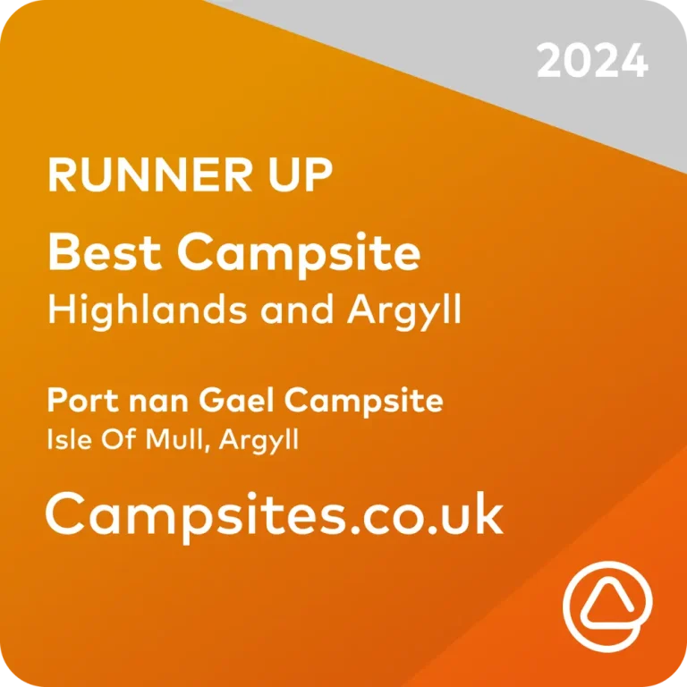 Best Campsite Runner Up Award